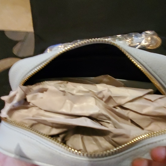 Light blue faux crossbody purse - Picture 3 of 3